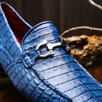 Marco_Di_Milano Parma Blue Jeans Leather Shoe