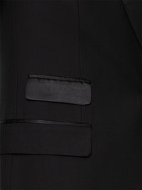 Black Peak Lapel Ticket Pocket Tuxedo