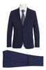 Pelago Mens Slim-Fit Navy Unconstructed Travel Suit - Elegant Mensattire