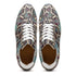 Zelli Peri Python Embossed Calfskin Sneakers in Marine Blue