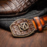 Marco_Di_Milano Phoenix: Aged Brown Leather Luxury Shoe