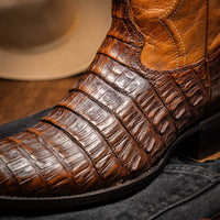 Marco_Di_Milano Phoenix: Aged Maple Leather Luxury Shoe