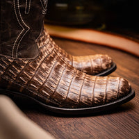 Marco_Di_Milano Phoenix Stone Brown Luxury Shoe