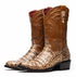Marco Di Milano Phoenix Stone Orix Caiman Crocodile Round Toe Cowboy Boots