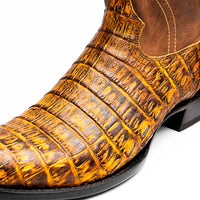 Marco_Di_Milano Phoenix Mustard Brown Leather Oxford