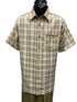 Mens 2 Piece Walking Suit - Textured Plaid