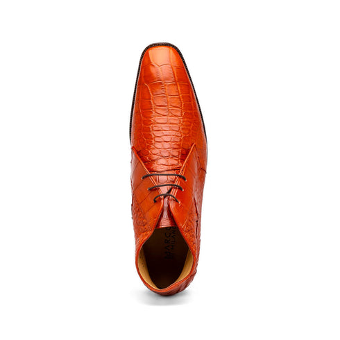 Marco Di Milano Pietro Honey Alligator Chukka Boots