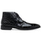 Marco Di Milano Pietro Alligator Black Chukka Boots