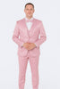 Pink Satin Tuxedo Set – Stylish 4-Piece for Weddings & Proms