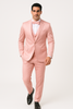 Pink-satin-tux-wedding-prom