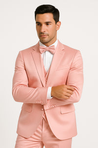 Pink-satin-tux-wedding-prom