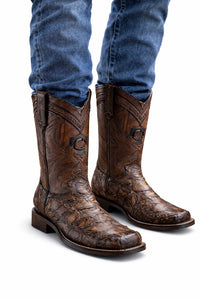 Pirarucu Square Toe Cowboy Boot