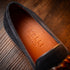 Zelli Pisa Italian Suede Braided Loafer Navy (16-696-NVY)