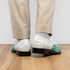 Marco Di Milano Pissa Turquoise & White Leather Loafers