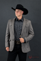 Mens Charcoal Gray Gamuza Suede Western Rancher Blazer – BLZ9445