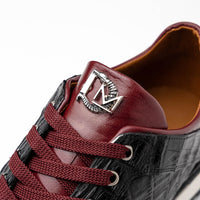 Marco Di Milano Portici Wine/Black Leather Loafers