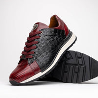 Marco Di Milano Portici Wine/Black Leather Loafers