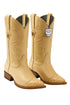 Men's Wild West Smooth Ostrich Skin 3X Toe Boots 29504-B