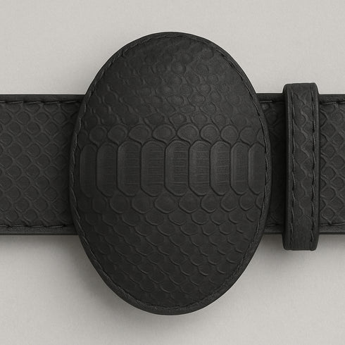 Men's Wild West Python Skin Cowboy Belt 2C11N5705