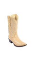 Los Altos Ostrich Snip Toe Cowboy Boots