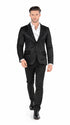 Lamasini Men's Embroidered Western Blazer – Slim Fit (ID 506)
