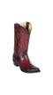 Los Altos Faded Snip Toe Lizard Boots