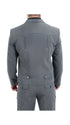 Men's Slate Western Suit 2-Piece - Cowboy Suit with Western Yoke & Pearl Snaps