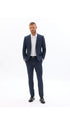 Slim Fit Bi-Stretch Suit Jacket - Navy Fant