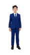 Perry Ellis Boy's 5-Piece Solid Suit - Royal Blue