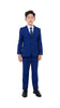 Perry Ellis Boy's 5-Piece Solid Suit - Royal Blue