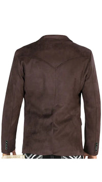 Lamasini Men's Plain Western Blazer – Slim Fit (ID 510)