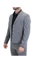 Men's Grey Western Suit – Classic 2-Piece Tailored Jacket & Trousers Set