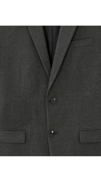 Slim Bi-Stretch Suit Jacket - Dark Grey