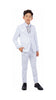 Stacy Adams Boy's 5-Piece Solid Suit - White