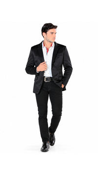 Lamasini Men’s Slim Fit Plain Casual Blazer (Model 492)