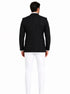 Purple Pinstripe Blazer With White Pants - Suit - Party Blazer