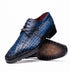 Marco Di Milano Ragusa: Stained Navy Leather Shoe