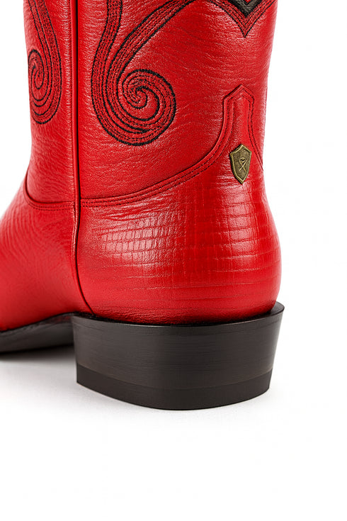 Men's Wild West Teju Lizard Skin 3X Toe Boots 29507