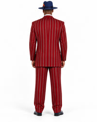 Red Zoot Suit - 1920s Suit - Gangster Long Suit