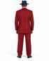 Red Zoot Suit - 1920s Suit - Gangster Long Suit