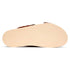 Zelli Rena Sueded Goatskin & Embossed Crocodile Slide in Cognac