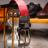 Marco Di Milano Riccardo Belt - Red Leather Dress Shoe