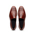 Zelli Roma Hand-Burnished Calfskin Penny Loafers in Cognac