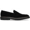 Zelli Roma Versatile Italian Suede Penny Loafers in Black
