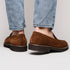 Zelli Roma Italian Suede Penny Loafers in a Beautiful Tobacco Finish
