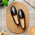 Zelli Rossi Genuine Teju Lizard Apron Toe Slip-On Loafer in Black
