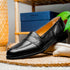 Zelli Rossi Genuine Teju Lizard Apron Toe Slip-On Loafer in Black