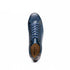 Zelli Russo Navy Calfskin and Crocodile Luxury Fashion Sneakers