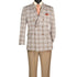 Men Regular-Fit Windowpane Blazer Jacket