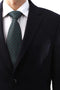 Men’s 2-Button Navy Blazer – Superior 150s Wool-Feel Microfiber Jacket